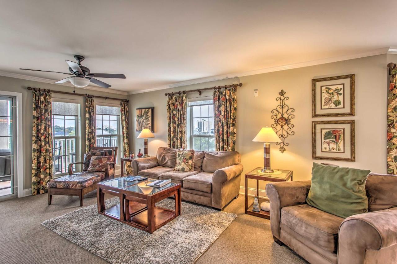 North Myrtle Beach Condo With Views Walk To Beach! Exterior photo