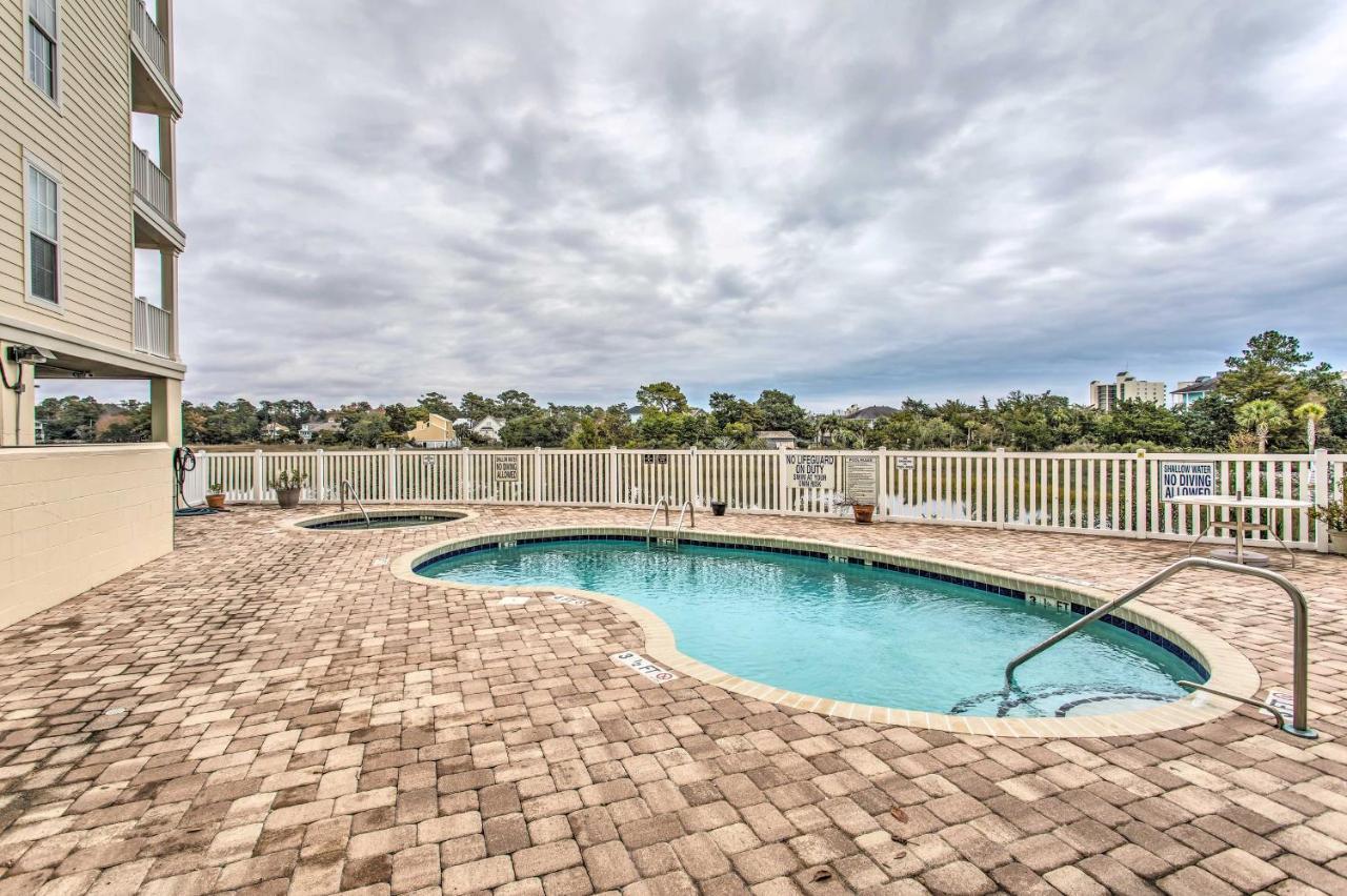 North Myrtle Beach Condo With Views Walk To Beach! Exterior photo
