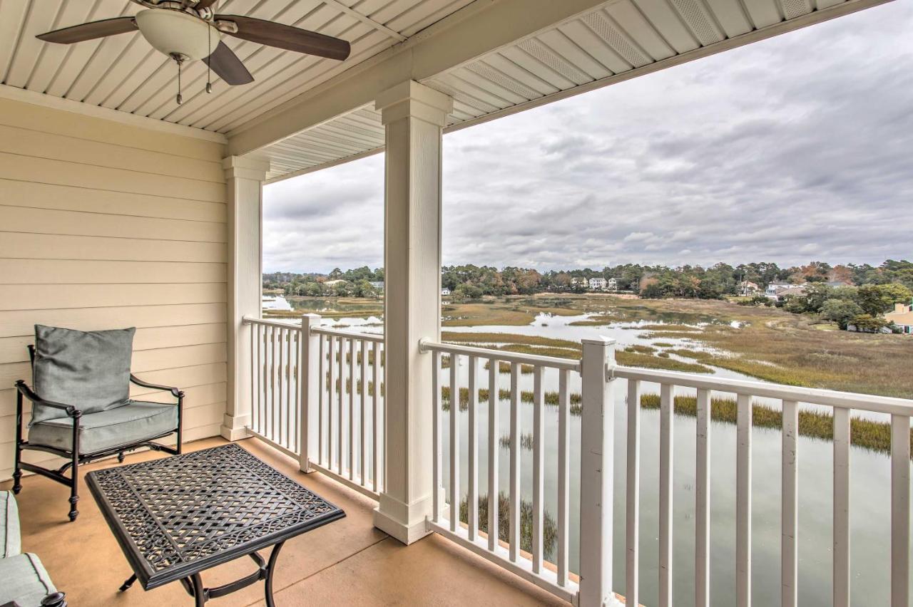 North Myrtle Beach Condo With Views Walk To Beach! Exterior photo