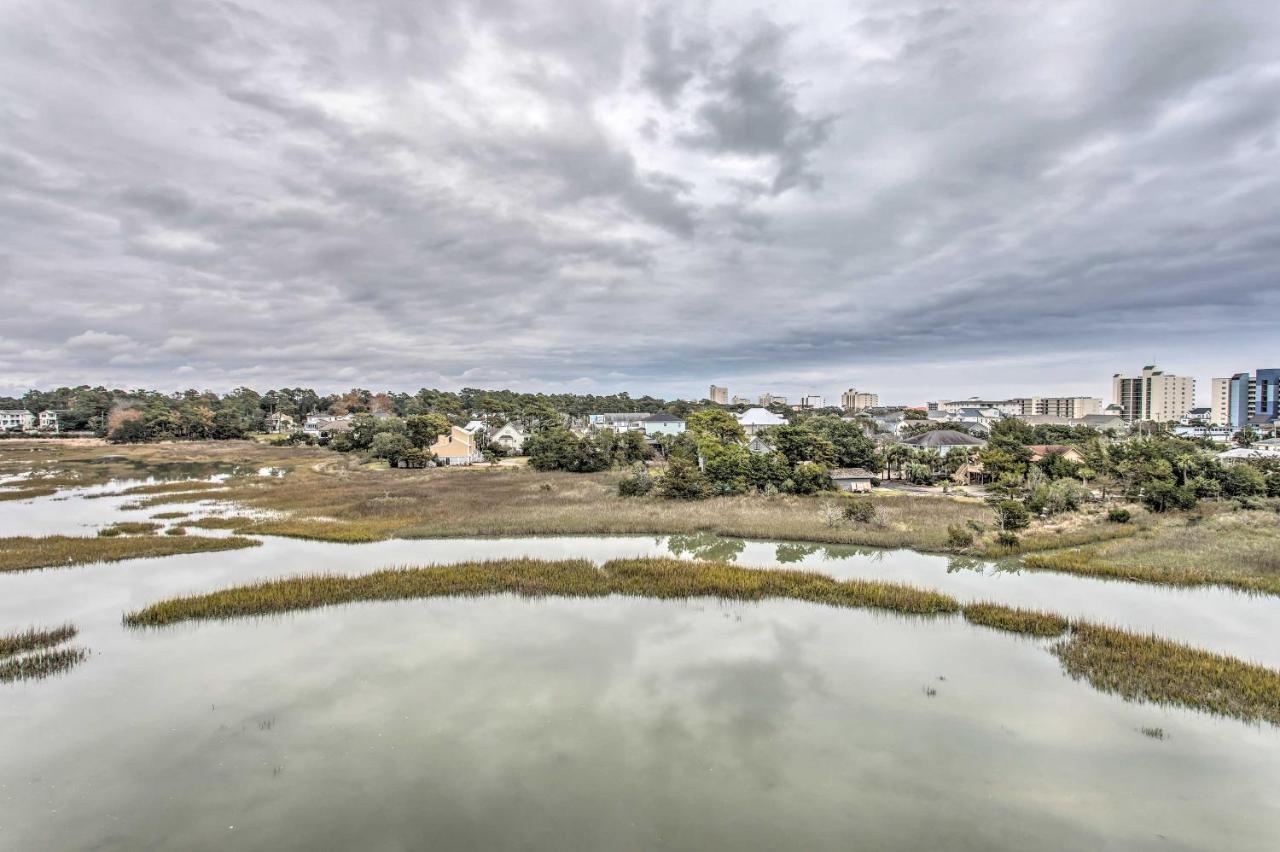 North Myrtle Beach Condo With Views Walk To Beach! Exterior photo
